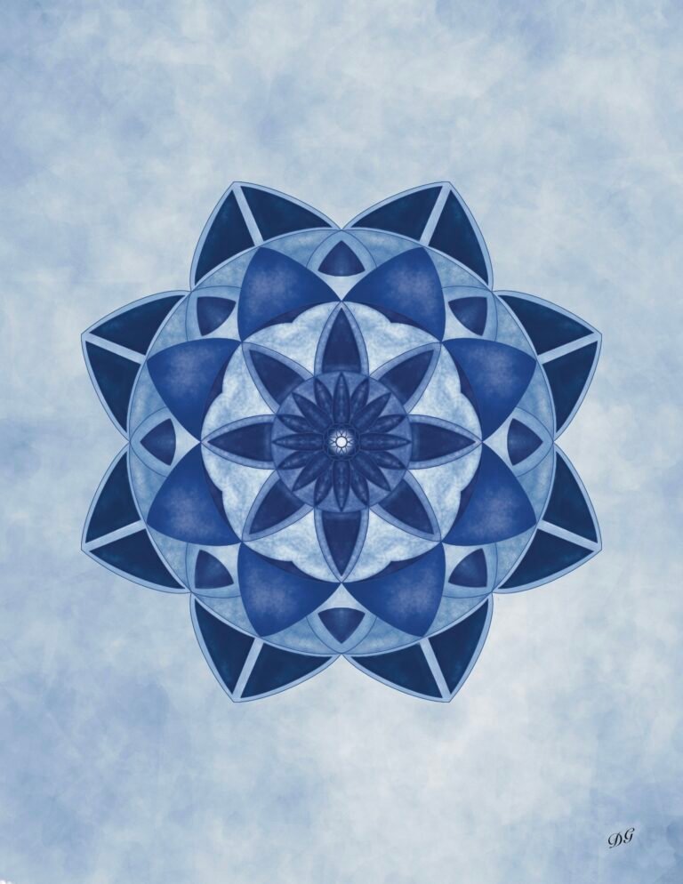 Title: Ajna Chakra - The Third Eye Portal Year: 2022 Medium: Digital Illustration, Fine Art Print Size: 21. by Divya Vinod Gilatar, exhibited at Domio Gallery.