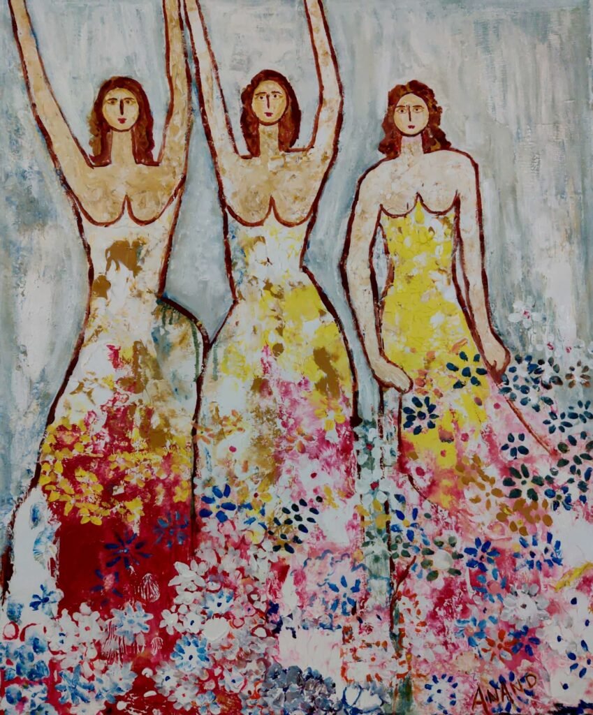 INTHE FLORAL WORLD, 2025. by Anand Swaroop Manchiraju, exhibited at Domio Gallery.