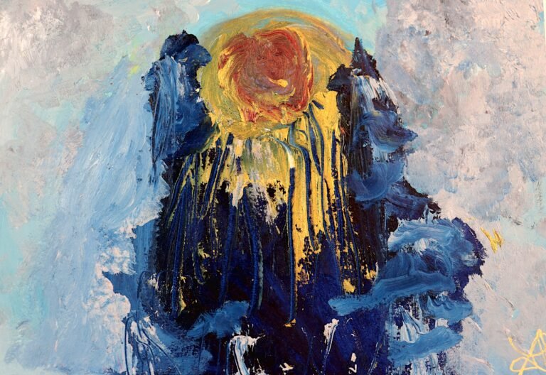 The Change of Things‑in‑Themselves, 2025, Oil on canvas, 40 x 30 cm by Lisa Angela Buchholz, exhibited at Domio Gallery.