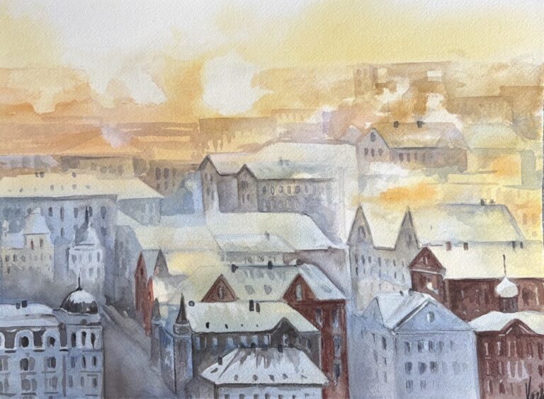 Winter silence, 2026. by Svetlana Vagner, exhibited at Domio Gallery.