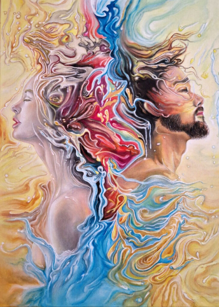 Immersi, 2025. by Enny Ivana Maria, exhibited at Domio Gallery.