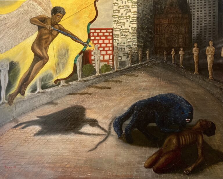 Eros defeat the depression, 2026. by Jorge Humberto Tapia Perez, exhibited at Domio Gallery.