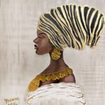 African Queen, 2026. by Yasmine Afify, exhibited at Domio Gallery.