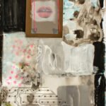 Selfportrait with ancient greek genitals, 2025. by Julia Breit, exhibited at Domio Gallery.