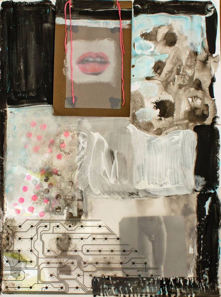 Selfportrait with ancient greek genitals, 2025. by Julia Breit, exhibited at Domio Gallery.