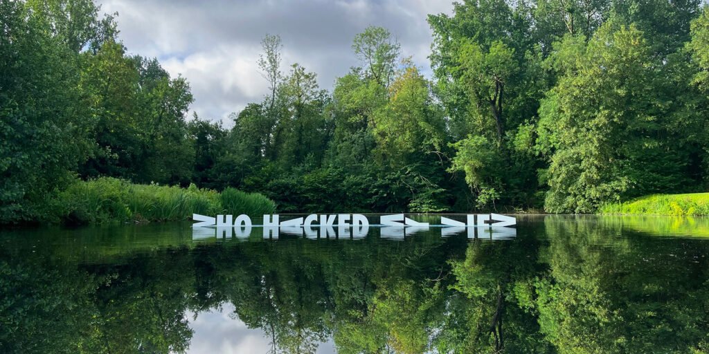 Half a view, 2022. by Hans De Backer, exhibited at Domio Gallery.