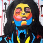 Silence speaks. by Flora Shazimani, exhibited at Domio Gallery.