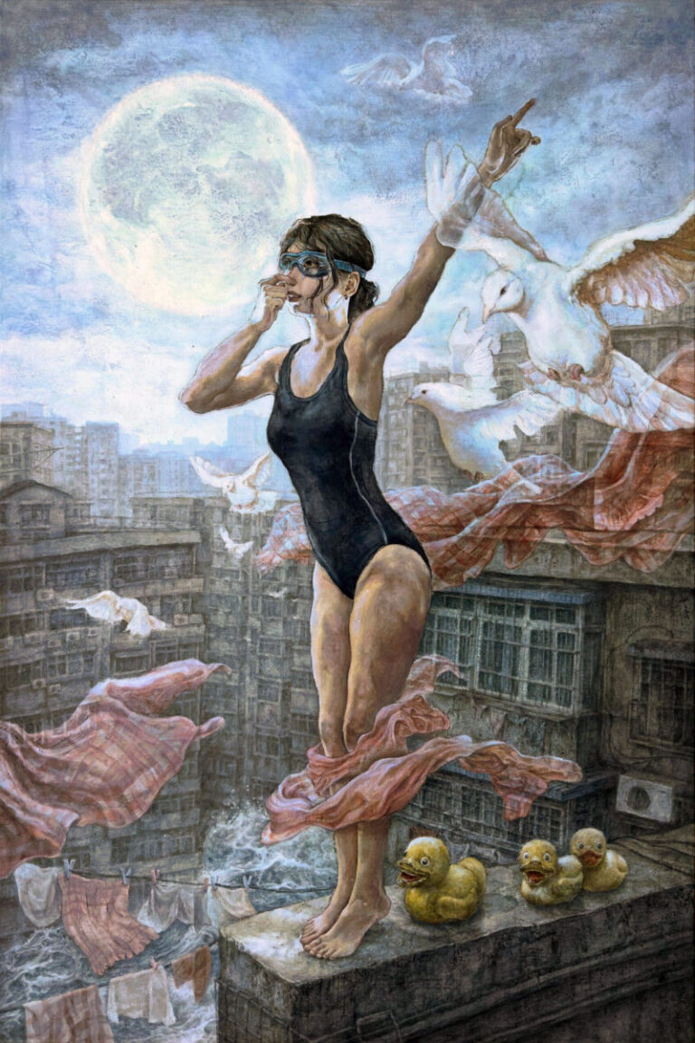 Rule of Dreams-Dive, 2026. by Huaixuan Xiang, exhibited at Domio Gallery.