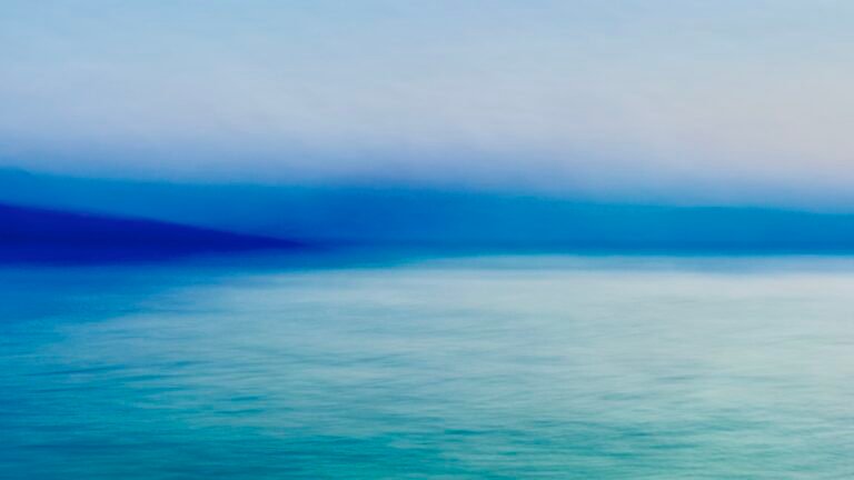 Lake Blues, 2025. by Brigitte B Burckhardt, exhibited at Domio Gallery.