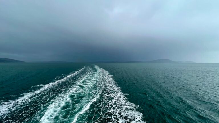 On the Ferry, 2022. by Brigitte B Burckhardt, exhibited at Domio Gallery.