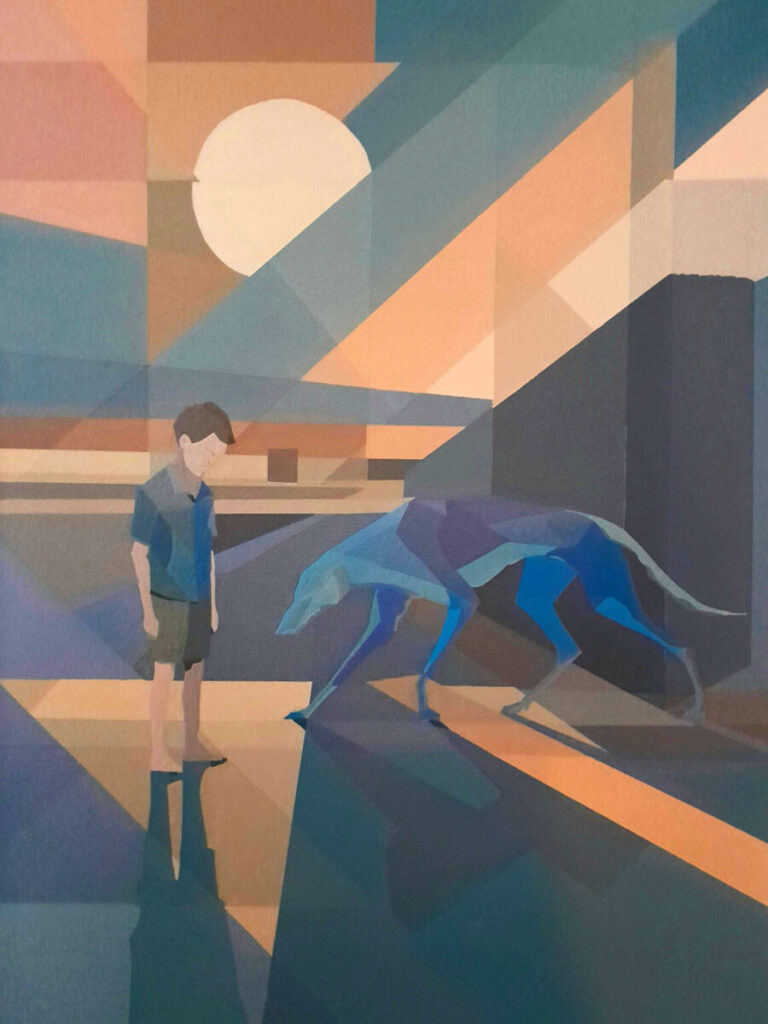 Where the Shadow Knows Your Name, 2026. by Ivan van den Broek, exhibited at Domio Gallery.