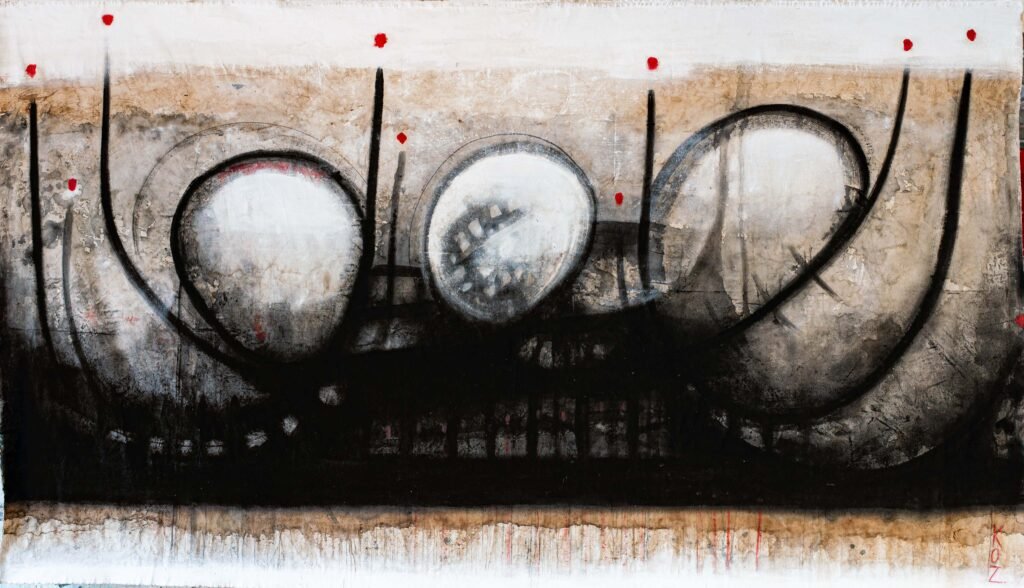 Tiempos circulares, 2026. by (KOZ) Karen Oz, exhibited at Domio Gallery.