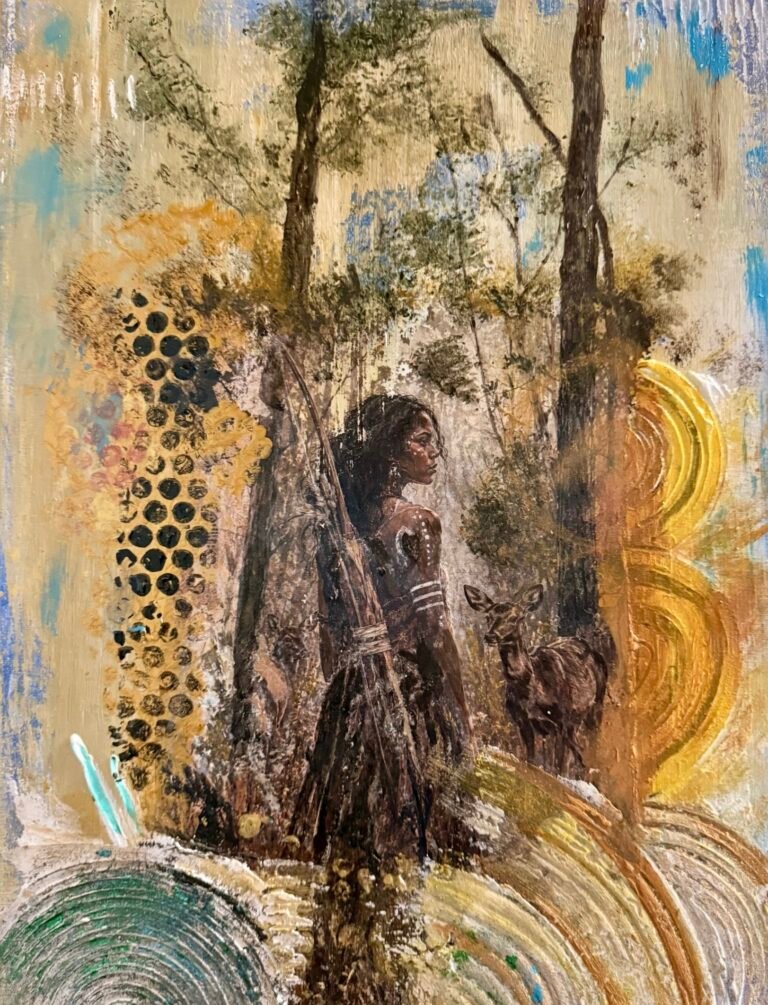Warrior, 2026. by Nikoletta Abbasi, exhibited at Domio Gallery.