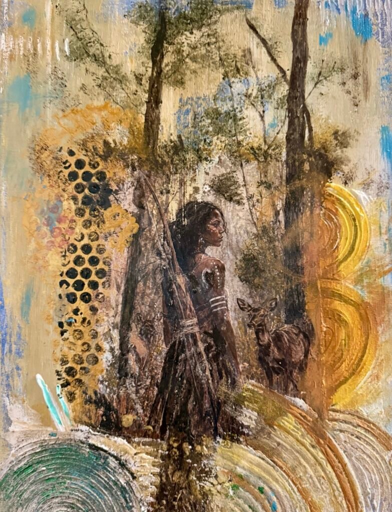 Warrior, 2026. by Nikoletta Abbasi, exhibited at Domio Gallery.