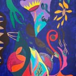 We bloom on, 2026. by Jene’ Hoye, exhibited at Domio Gallery.