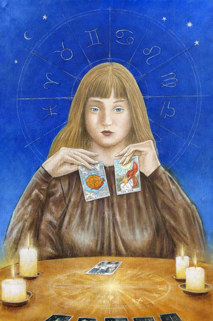 The Tarot Lady, 2026. by Nicholas ESRJ King, exhibited at Domio Gallery.