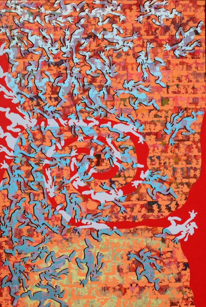 WITH A LITTLE HELP FROM MY FRIENDS, 2025. by Edoardo Stramacchia, exhibited at Domio Gallery.