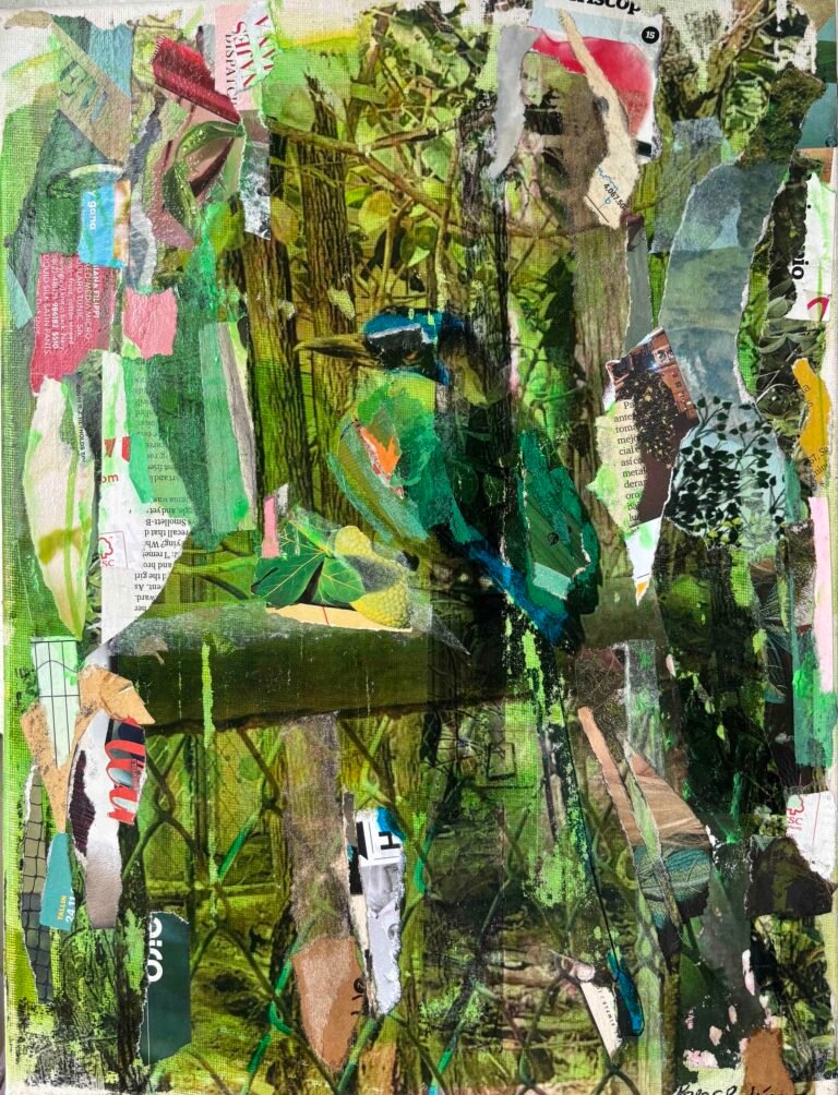 Mot Mot en eco habitat III, 2026. by Karla Cecilia Rodríguez, exhibited at Domio Gallery.